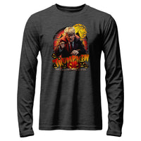 Load image into Gallery viewer, Trumpkin Long sleeve dark grey heather color
