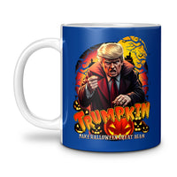 Load image into Gallery viewer, Trumpkin Mug 11oz dar blue color
