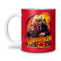 Load image into Gallery viewer, Trumpkin Mug 11oz dark red color
