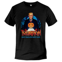Load image into Gallery viewer, Trumpkin 2 T shirt black heather color
