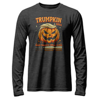 Load image into Gallery viewer, Trumpkin 2024 Long Sleeve dark grey heatehr color
