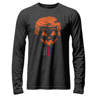 Load image into Gallery viewer, Patriot Trumpkin Long Sleeve dark grey heather color
