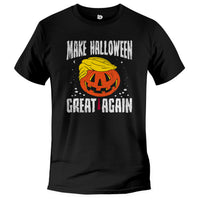 Load image into Gallery viewer, Make halloween great again t shirt black color
