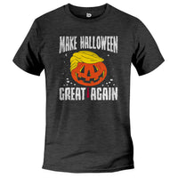 Load image into Gallery viewer, Make halloween great again t shirt dark grey heather color
