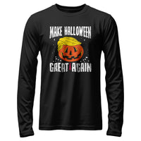 Load image into Gallery viewer, Make Halloween great again long sleeve black color
