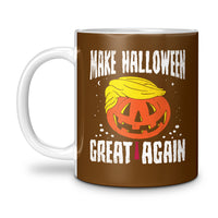 Load image into Gallery viewer, Make Halloween Great Again 11oz brown color
