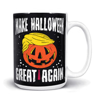 Load image into Gallery viewer, Make Halloween Great Again 15oz black color
