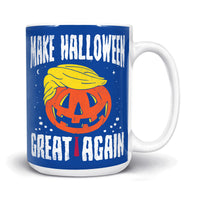 Load image into Gallery viewer, Make Halloween Great Again 15oz dark blue color
