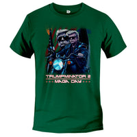 Load image into Gallery viewer, Trumpminator T shirt kelly color
