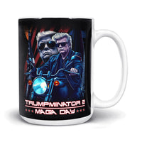 Load image into Gallery viewer, Trumpminator Mug 15oz black color
