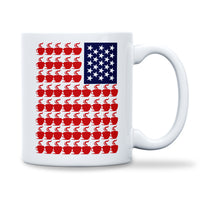 Load image into Gallery viewer, American Flag Mug | White
