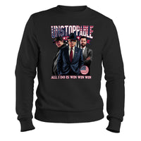 Load image into Gallery viewer, Unstoppable Donald trump Sweatshirt black color
