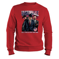 Load image into Gallery viewer, Unstoppable Donald trump Sweatshirt red color
