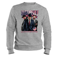 Load image into Gallery viewer, Unstoppable Donald trump Sweatshirt sport grey color
