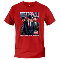 Load image into Gallery viewer, Unstoppable donald trump red  color
