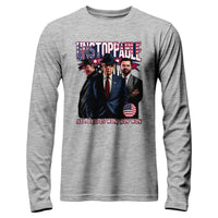 Load image into Gallery viewer, Unstoppable Donald trump Long Sleeve Athletic Heather color
