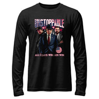 Load image into Gallery viewer, Unstoppable Donald trump Long Sleeve Black Heather color
