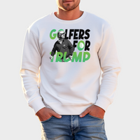 Load image into Gallery viewer, golfers for trump crewneck sweatshirt
