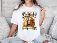 Load image into Gallery viewer, Daddy Trump Returns Bootleg T-Shirt white color
