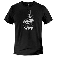 Load image into Gallery viewer, WWF Panda Premium Triblend Fun T-Shirt | Black Color
