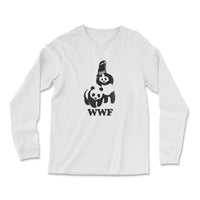 Load image into Gallery viewer, WWF Panda Long Sleeve Shirt | White color
