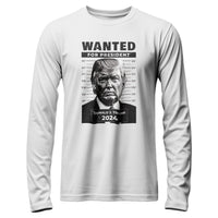 Load image into Gallery viewer, Donald Trump Mugshot Long Sleeve Shirt whote color
