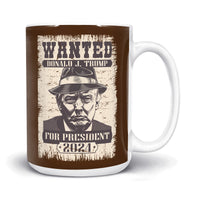 Load image into Gallery viewer, Donald Trump Wild West Wanted Mug
