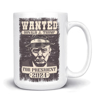 Load image into Gallery viewer, Donald Trump Wild West Wanted Mug

