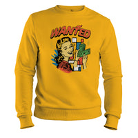 Load image into Gallery viewer, Wanted Crewneck Sweatshirt gold color

