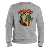 Load image into Gallery viewer, Wanted Crewneck Sweatshirt sport grey color

