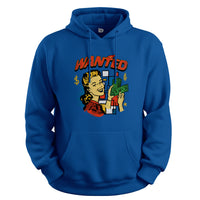 Load image into Gallery viewer, Wanted Hoodie true royal color
