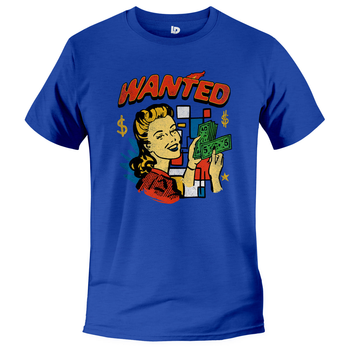 Wanted Tee true royal color