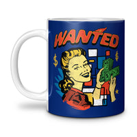 Load image into Gallery viewer, Wanted Mug 11oz dark blue color
