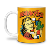 Load image into Gallery viewer, Wanted Mug 11oz yellow color
