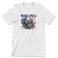 Load image into Gallery viewer, War Pug Tee White Color
