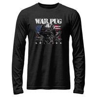 Load image into Gallery viewer, War Pug Long Sleeve black heather color
