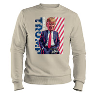 Load image into Gallery viewer, Win Chibi Donald trump Sweatshirt sand color
