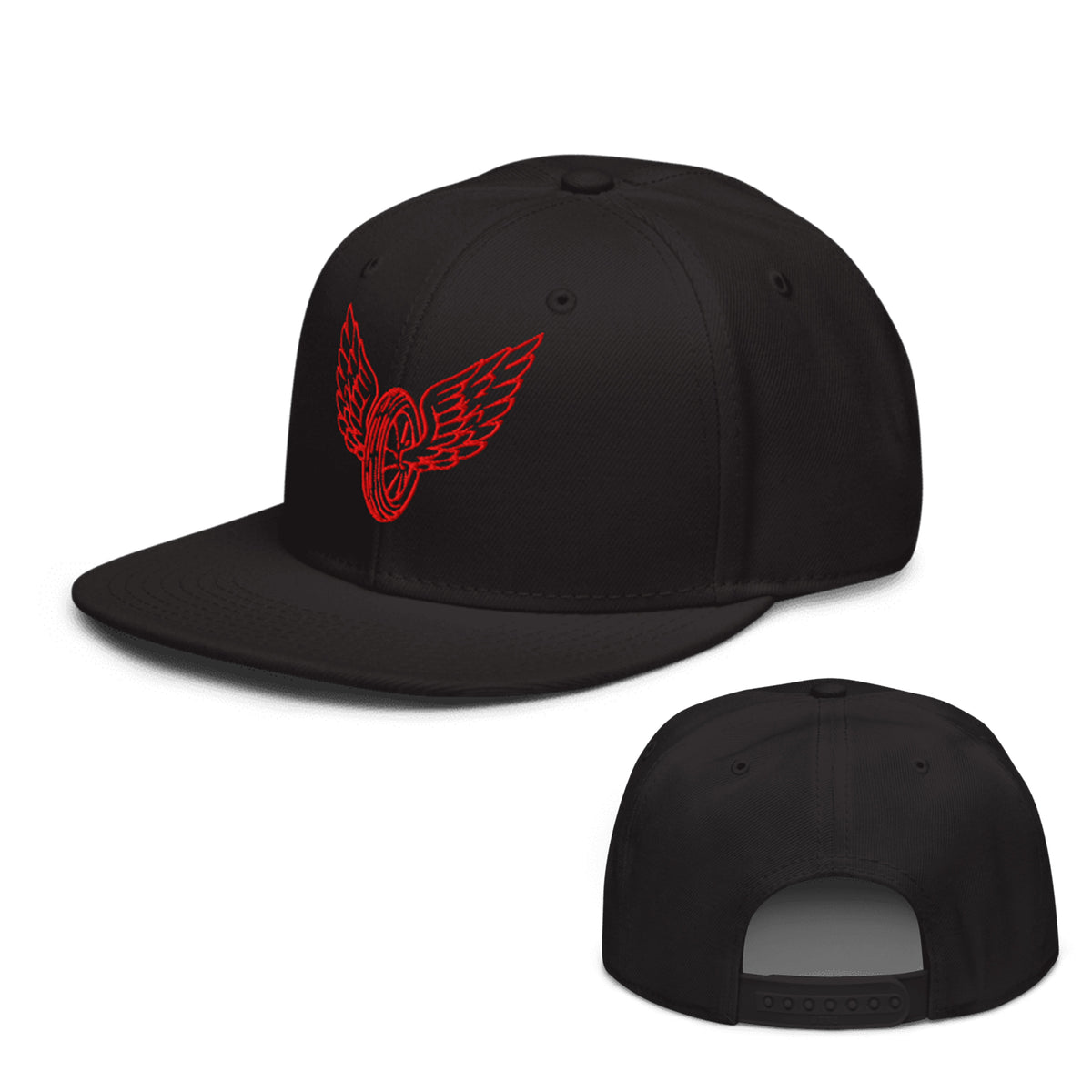 Winged Wheel Snapback Hat