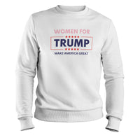 Load image into Gallery viewer, women for trump women trump support crewneck sweatshirt election 2024
