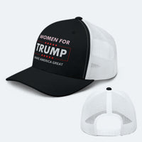 Load image into Gallery viewer, Women For Trump Trucker Hat
