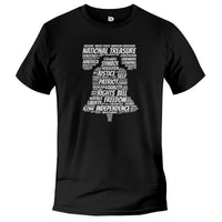 Load image into Gallery viewer, liberty bell tshirt BLACK
