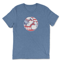 Load image into Gallery viewer, Free Tonight Premium Triblend T-Shirt | Blue
