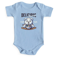 Load image into Gallery viewer, Delicious Ramen Onesie light blue color
