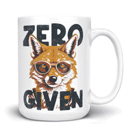 Load image into Gallery viewer, zero given mug 15oz white color
