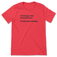 Load image into Gallery viewer, Zero Inventor Tee Heather red color
