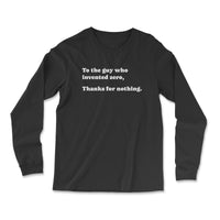 Load image into Gallery viewer, Zero Inventor Long Sleeve Shirt Black color
