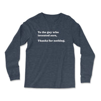 Load image into Gallery viewer, Zero Inventor Long Sleeve Heather navy color
