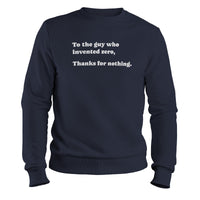 Load image into Gallery viewer, Zero Inventor Crewneck Sweatshirt Navy color

