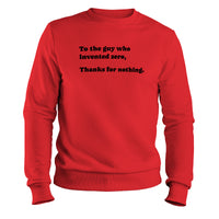 Load image into Gallery viewer, Zero Inventor Crewneck Sweatshirt Red color
