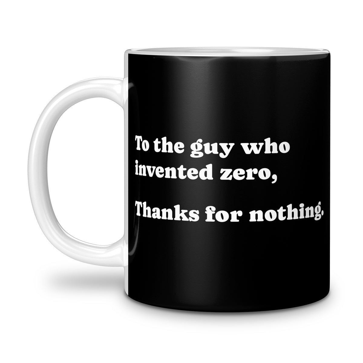 Zero Inventor Mug 11oz black color